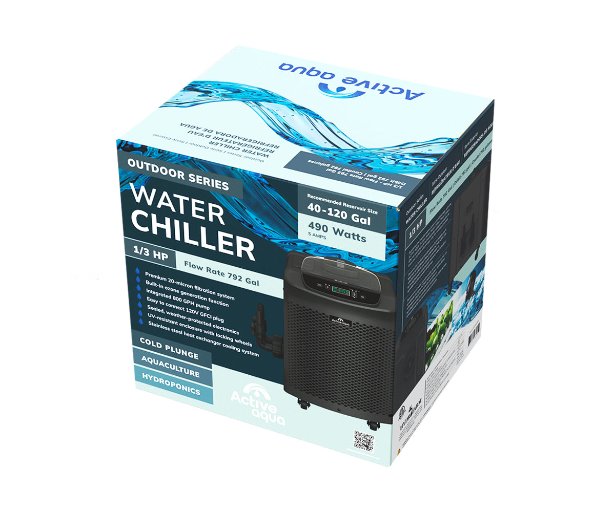 Active Aqua Outdoor Chiller, 1/3 HP Boost