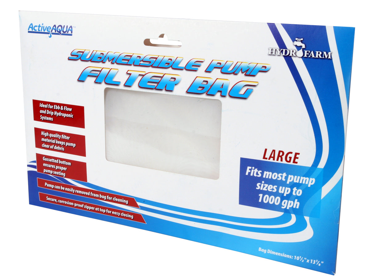 Active Aqua Submersible Pump Filter Bag, 10.5″ x 13.125″