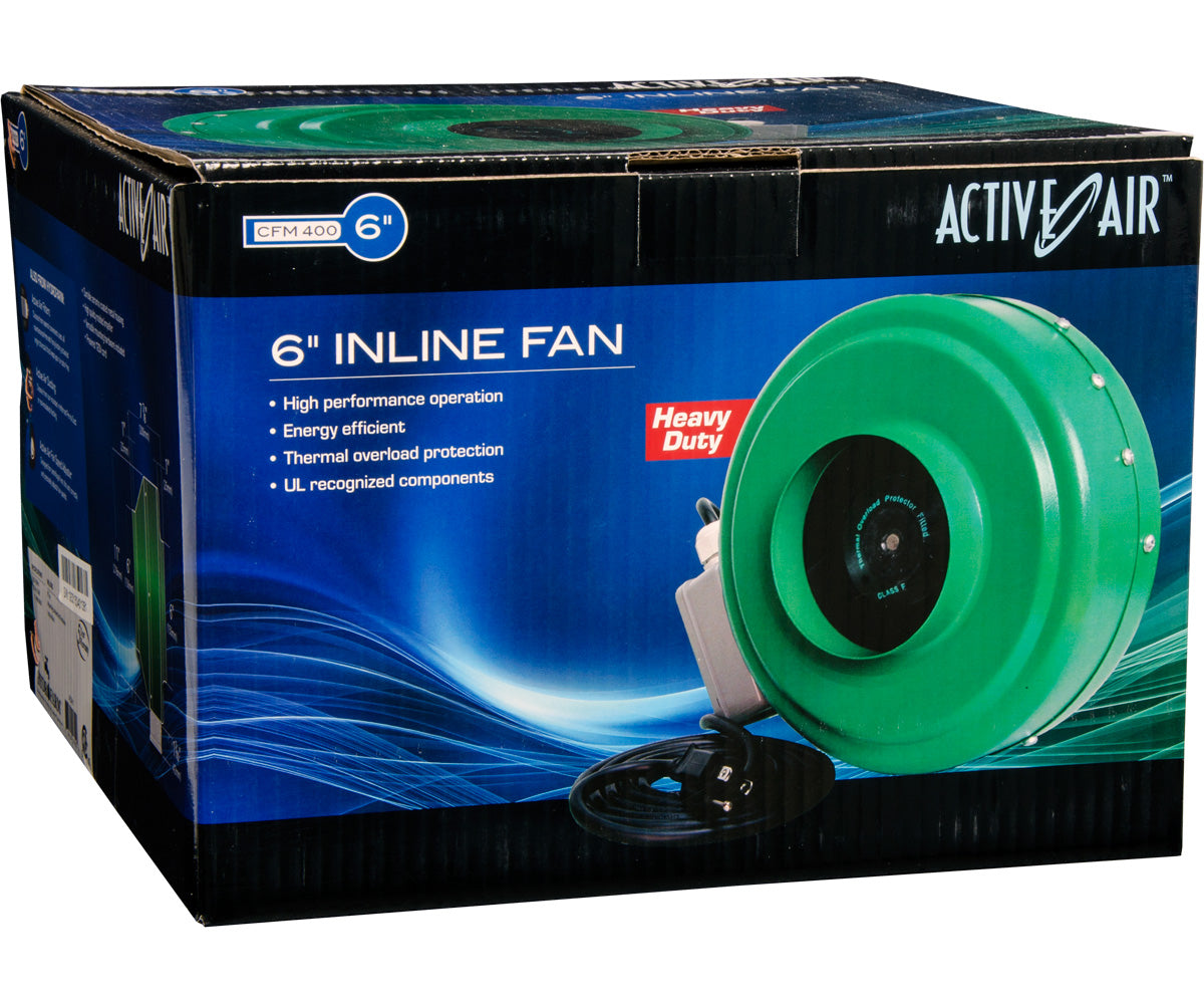 Active Air 6″ Inline Duct Fan, 400 CFM