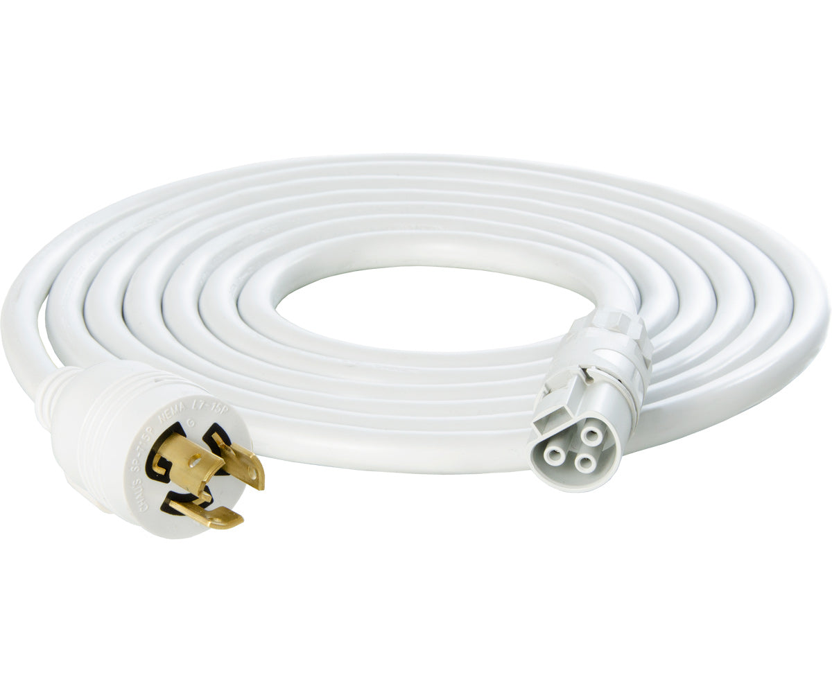 PHOTOBIO X White Cable Harness, 18AWG locking 277V, L7-15P, 10′