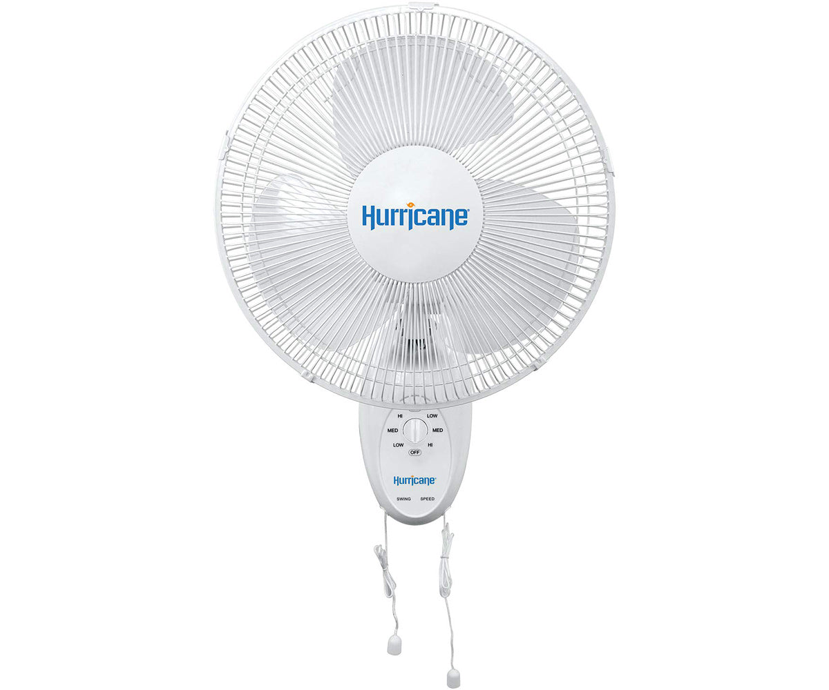 Hurricane Supreme Oscillating Wall Mount Fan 16″