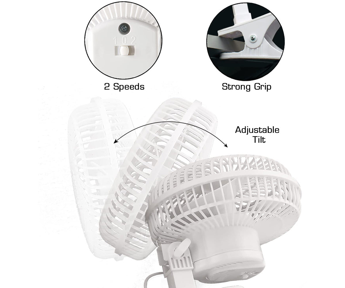 Hurricane 6″ Clip Fan