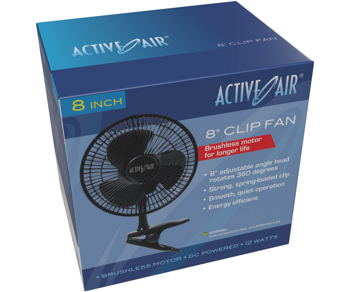 Active Air 8″ Clip Fan, 10W