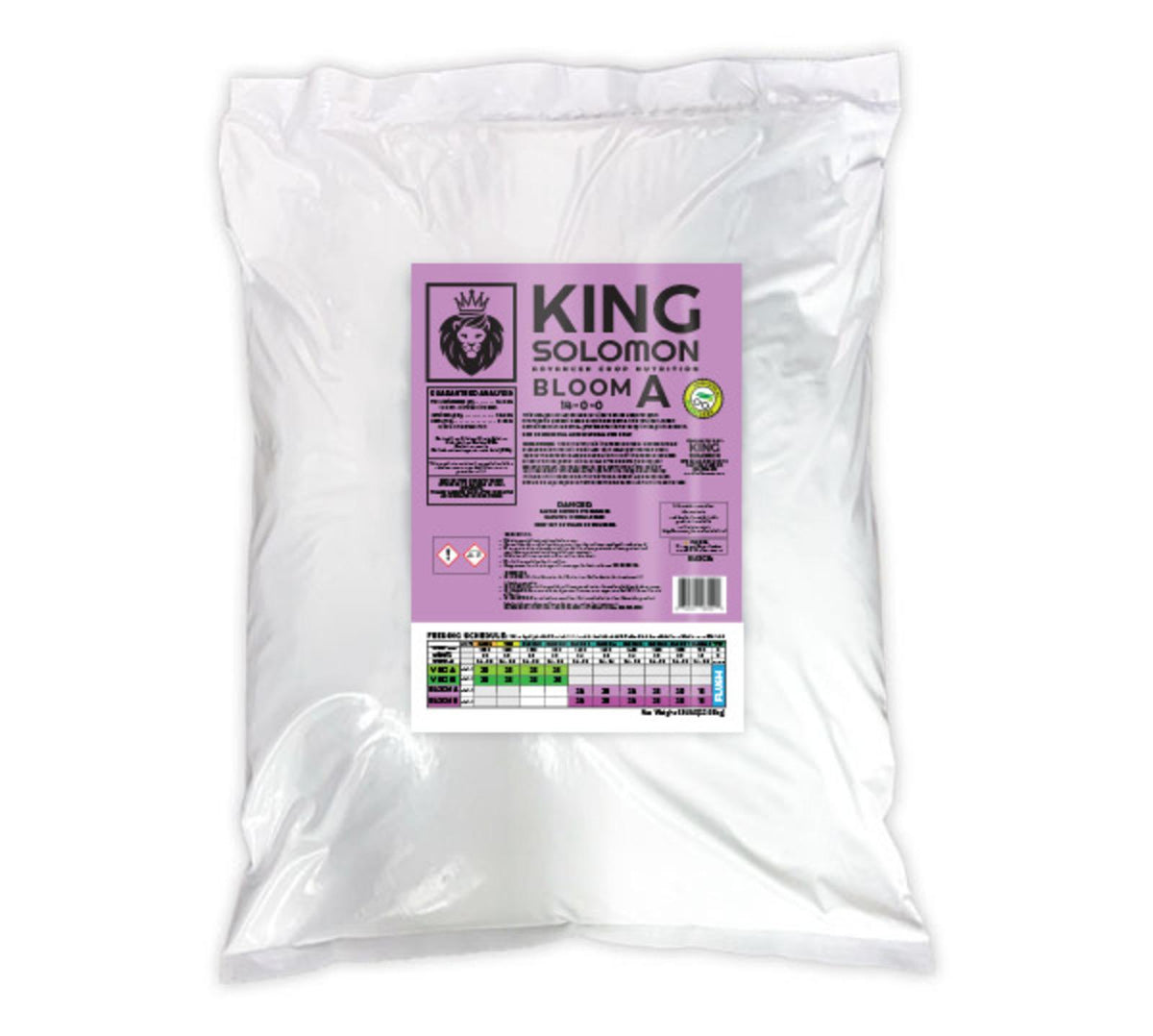 King Solomon Bloom A Commercial Dry Nutrient, 50 lb bag