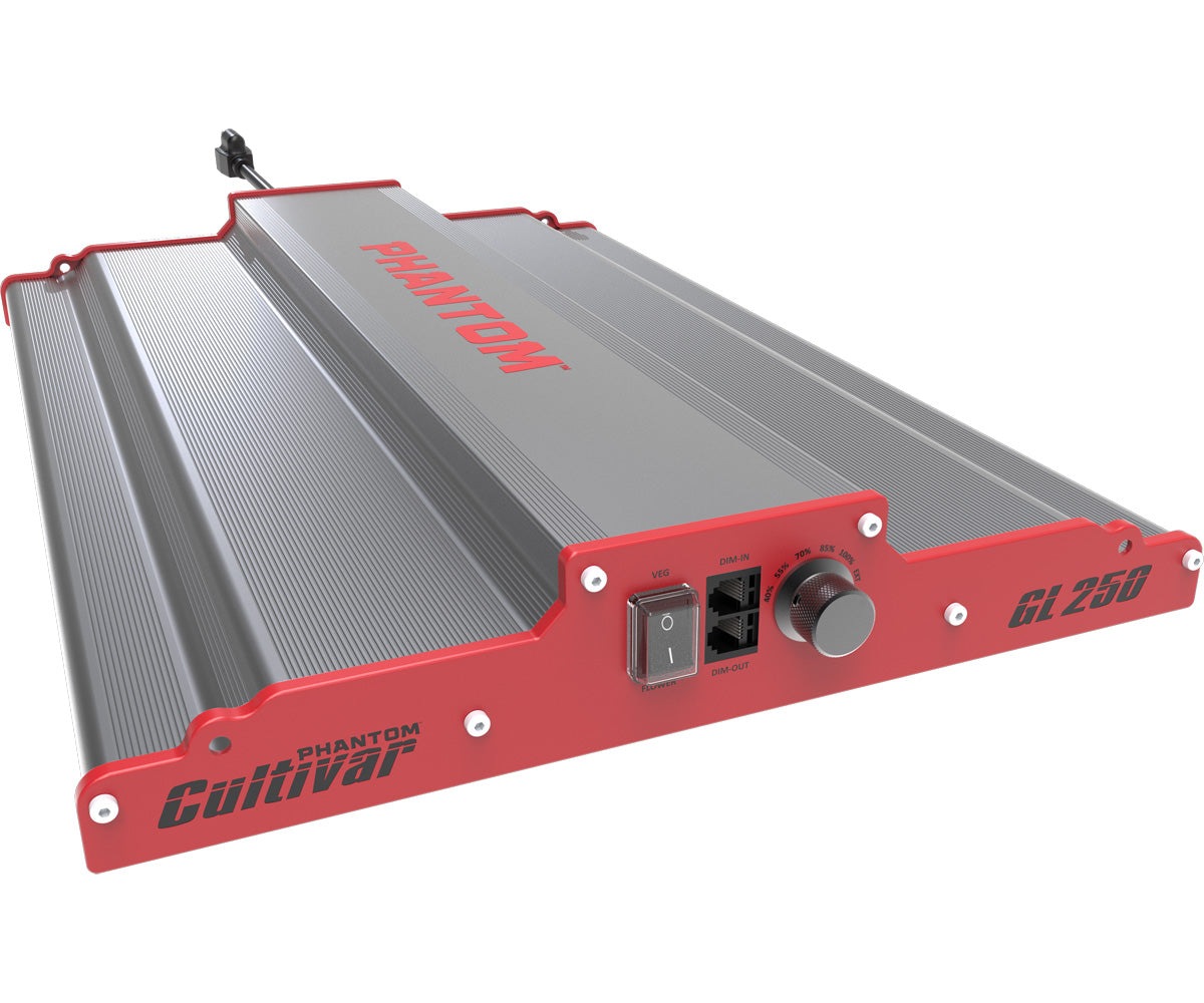 PHANTOM Cultivar GL250 LED Grow Light, 250W (10′ 110-120V Plug)