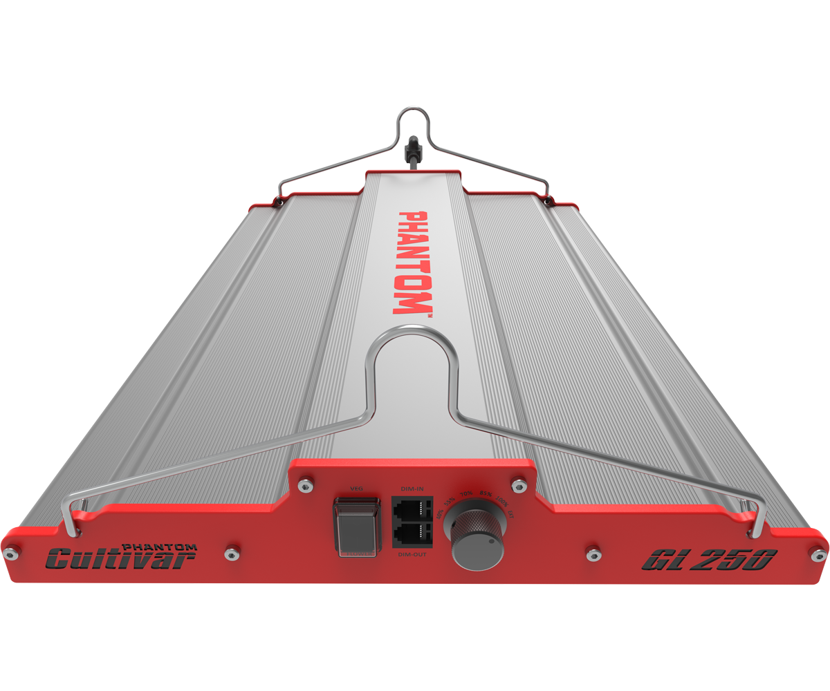 PHANTOM Cultivar GL250 LED Grow Light, 250W (10′ 110-120V Plug)