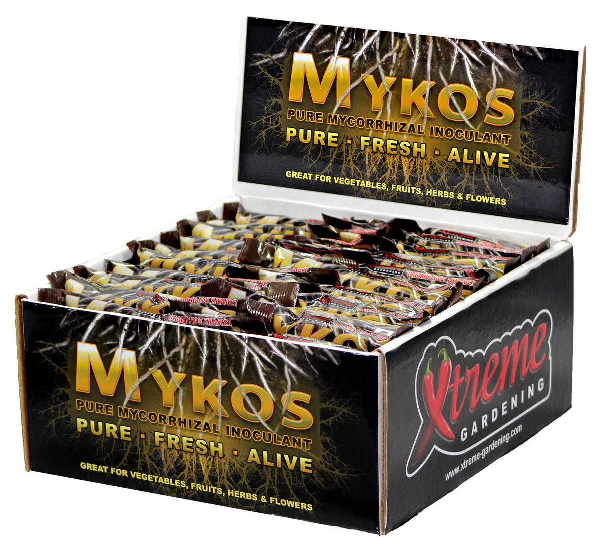 Mykos Pure Mycorrhizal Inoculant, Granular, 100 g Singles (60 per case)