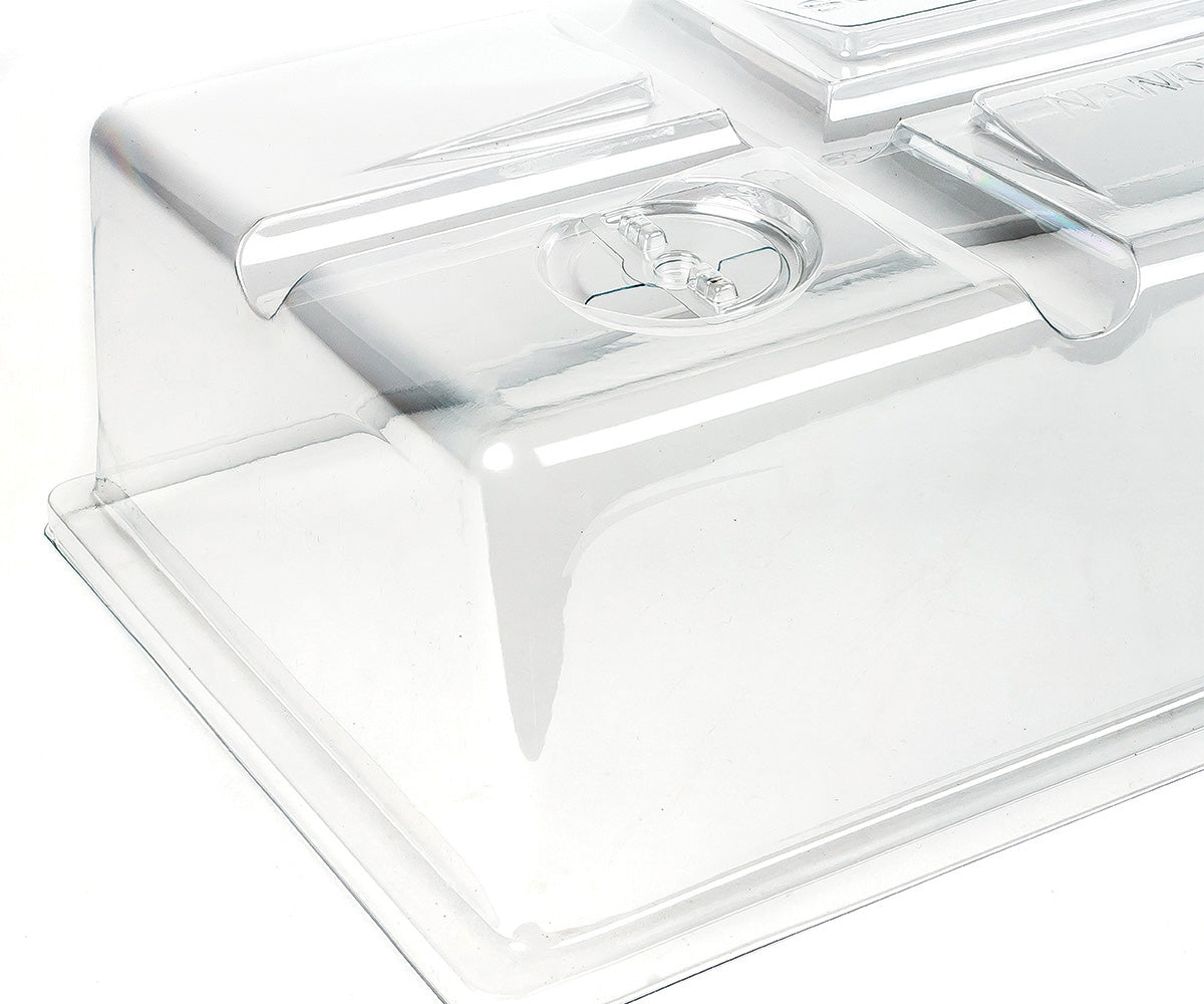 SunBlaster 4″ Seedling Dome with Vents, 10″ x 22″ x 4″ deep