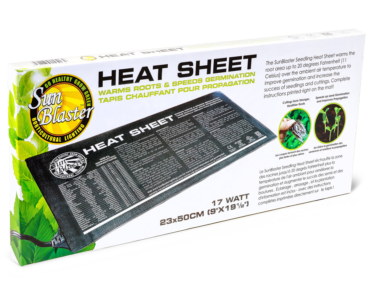 SunBlaster Heat Sheet Propagation Heating Mat, 9.1″x19.7″