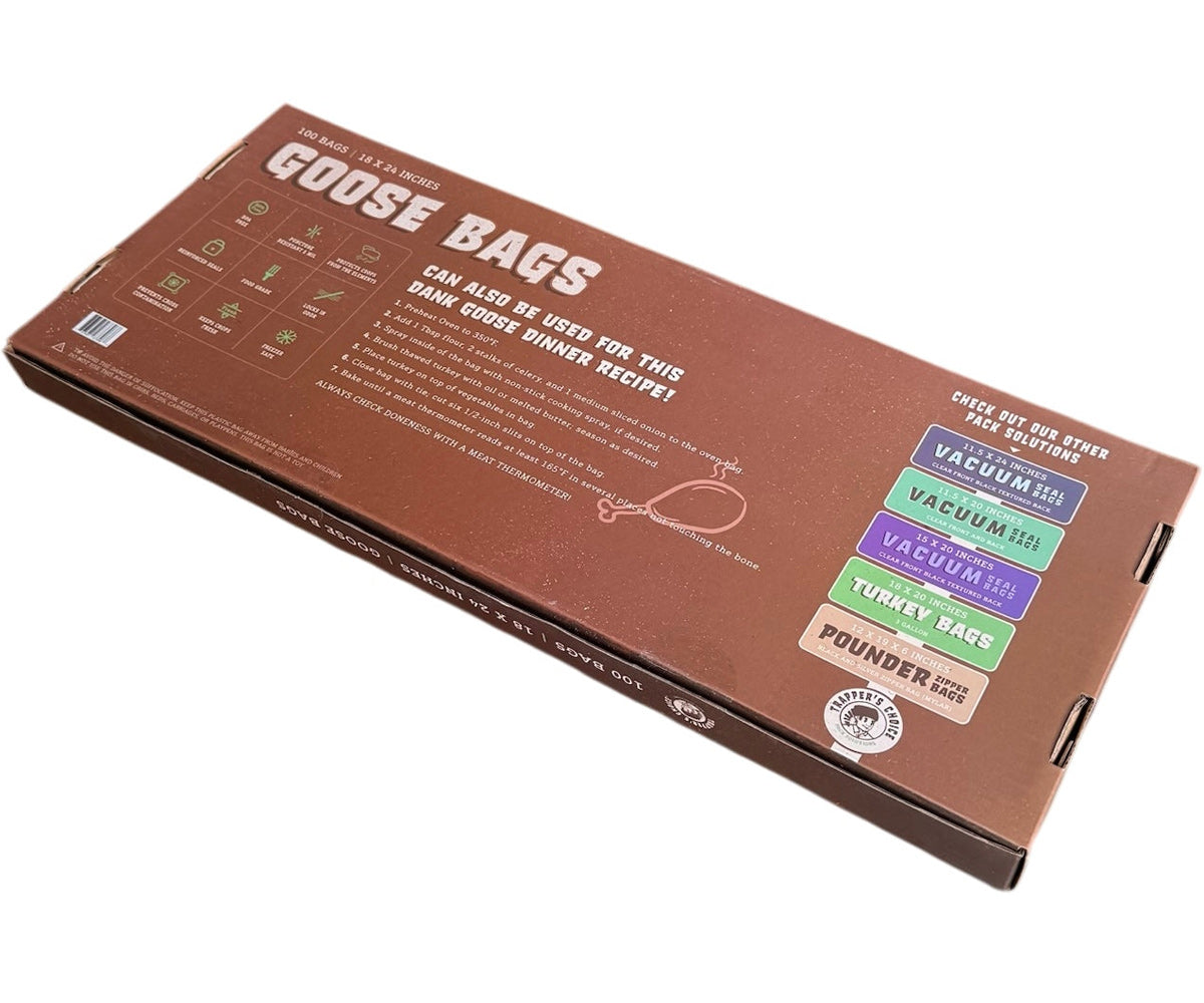 Trapper’s Choice Goose Bags 18″ x 24″ (4 Gallon) Pack of 100