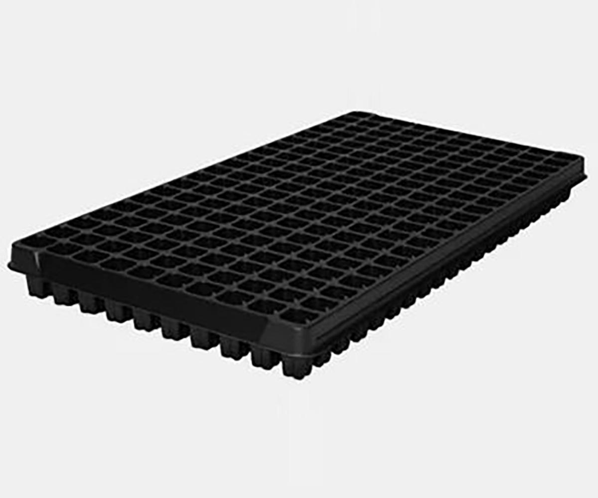 T.O. Plastics Plug Tray, 200 Cell, 11″x21.22″x1.75″ (50/cs)