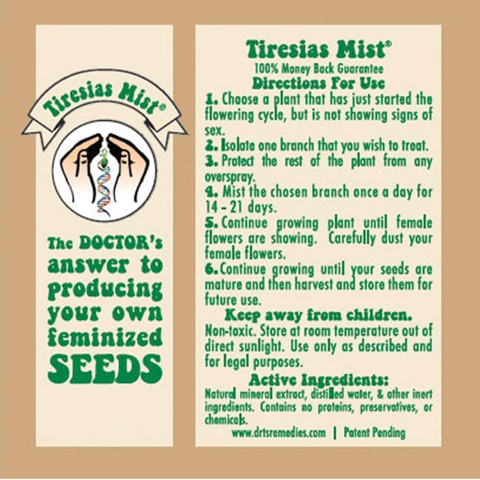 Tiresias Mist - 1floz