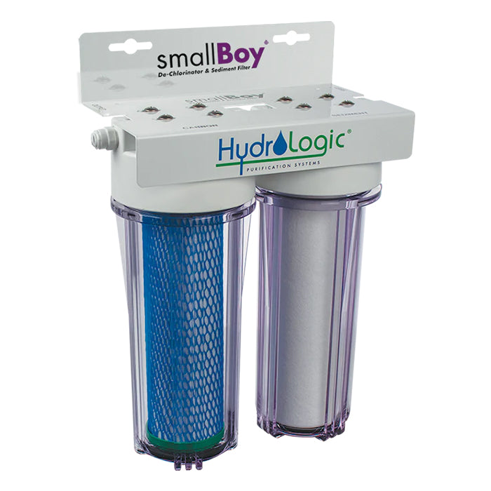 HydroLogic smallBoy Dechlorinator & Sediment System w/ KDF85 Catalytic Carbon Filter