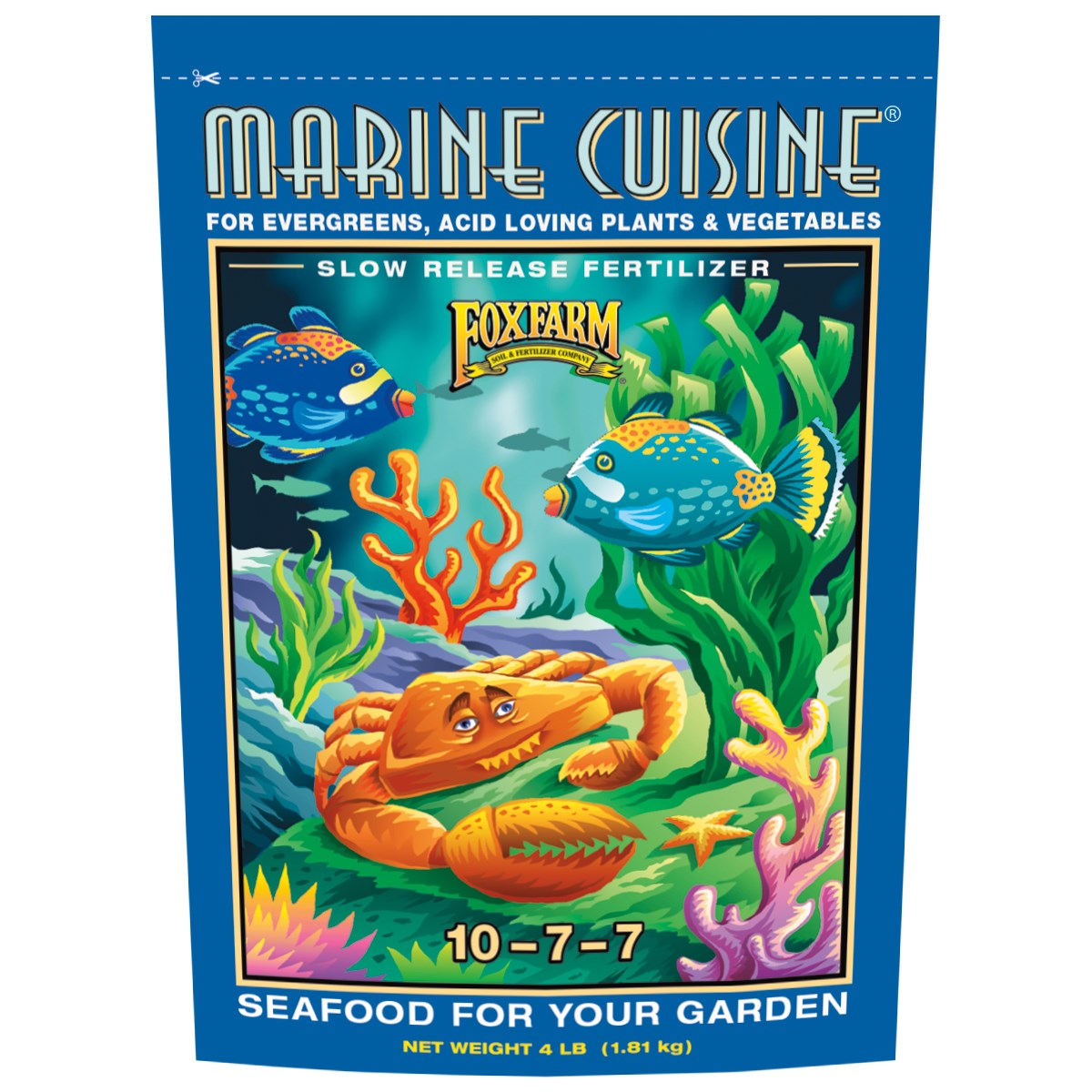 FoxFarm® Marine Cuisine® Slow-Release Fertilizer 10-7-7 4lb