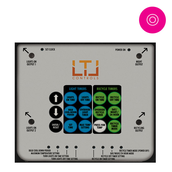 ~REFURBISHED~ LTL STAGE3 Combination Recycling & Lighting timer,4-outlet