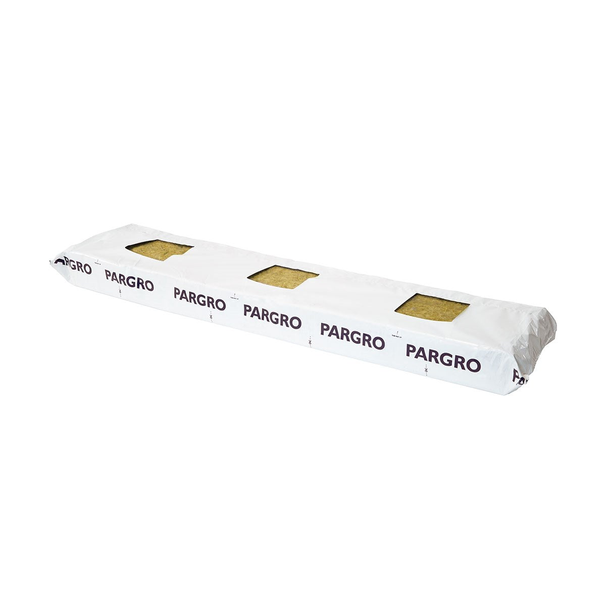 Pargro Rockwool Slab 36in x 8in x 3in - 3 Pre-Cut Holes