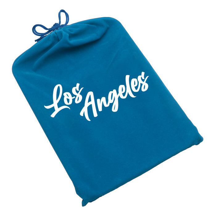 Dope Trays x Los Angeles – Blue background white logo