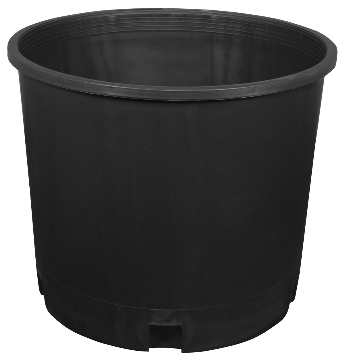 Gro Pro® Premium Nursery Pot 5gal - Round Squat - Black