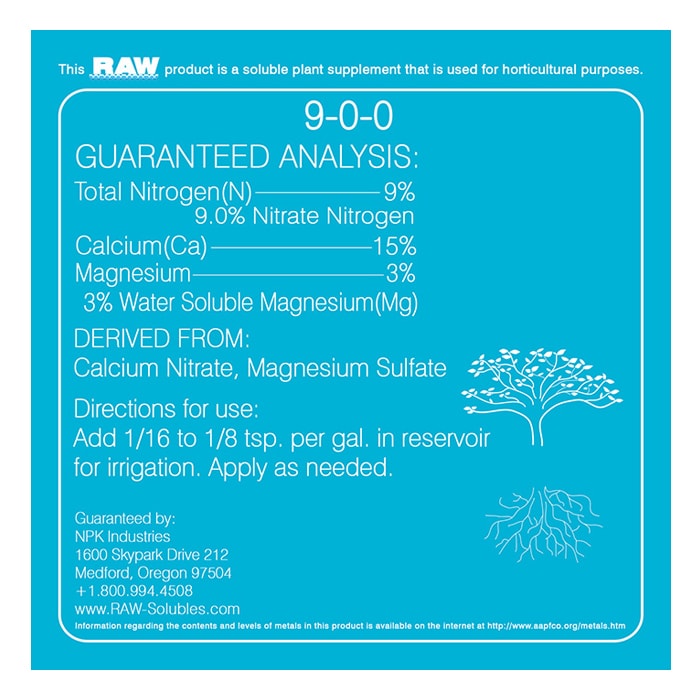 NPK RAW Calcium/Mag 2lbs