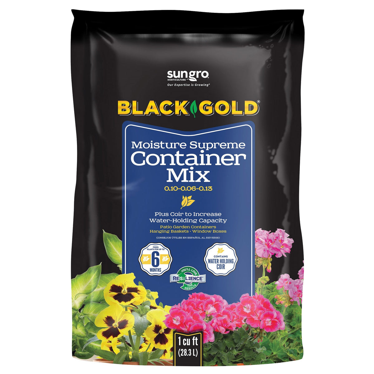 Black Gold Moisture Supreme Container Mix with 1cu ft
