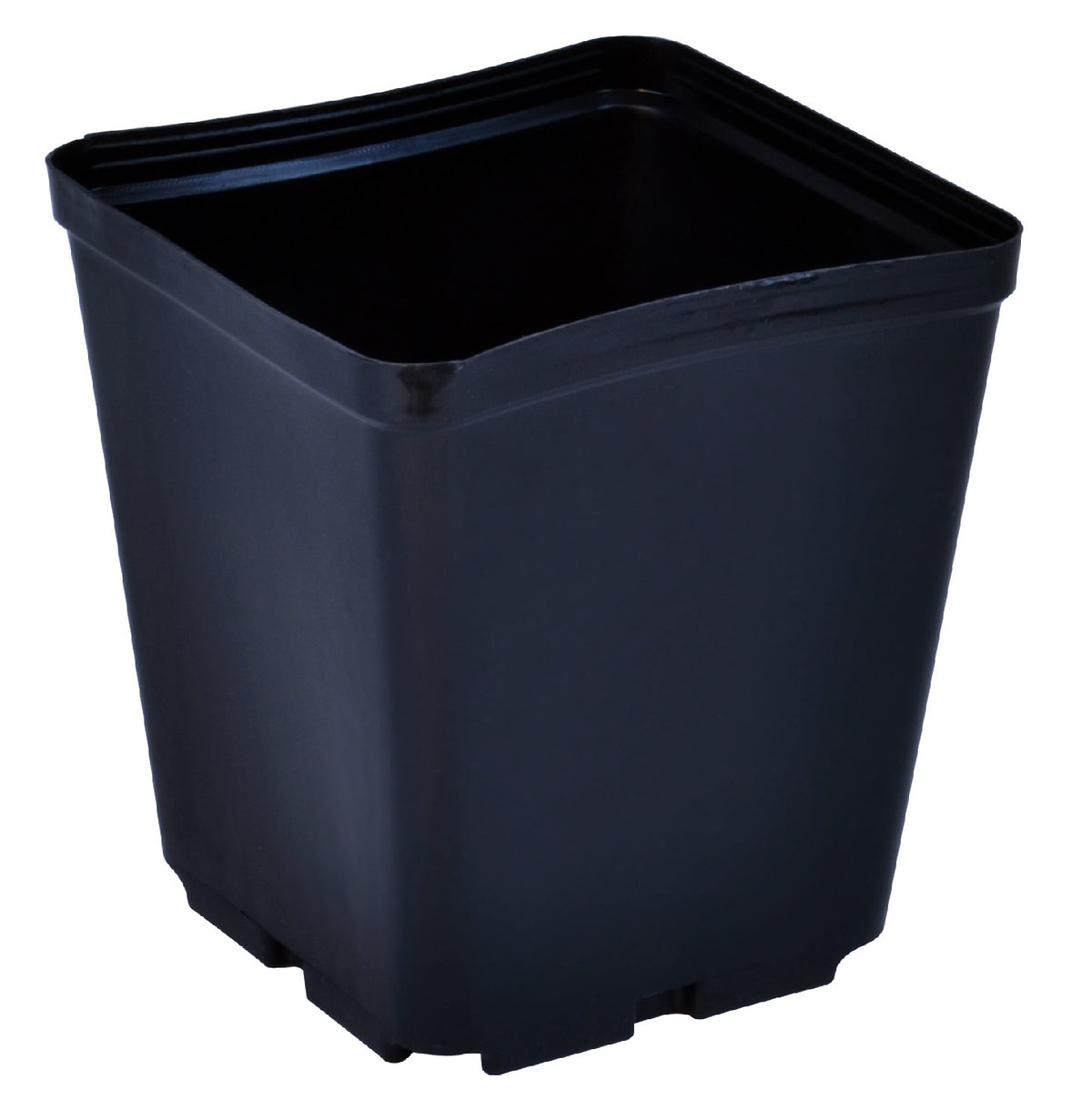 Gro Pro® Injection Molded Plastic Pot 5.5in x 5.5in x 6in
