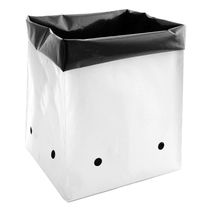 GROW1 PE Grow Bags Black & White 1/2 Gallon (100pcs/Pack)