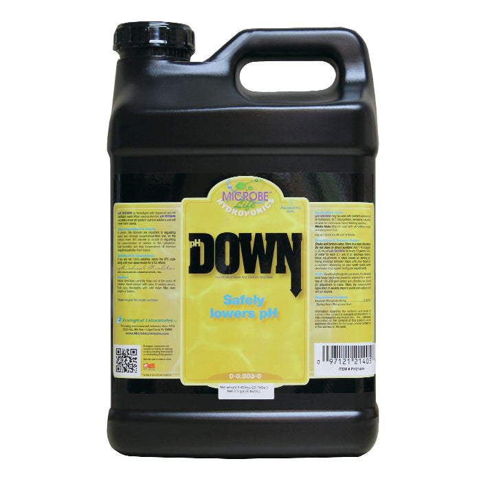 Microbe Life Hydroponics pH Down 2.5 Gallon