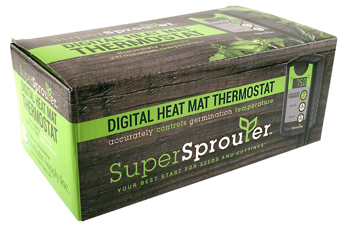 Super Sprouter Seedling Heat Mat 68-108° F Control Range