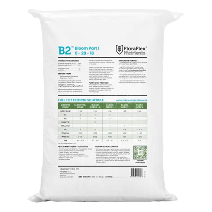 FloraFlex Nutrients - B2™ | 25lb (BAG)