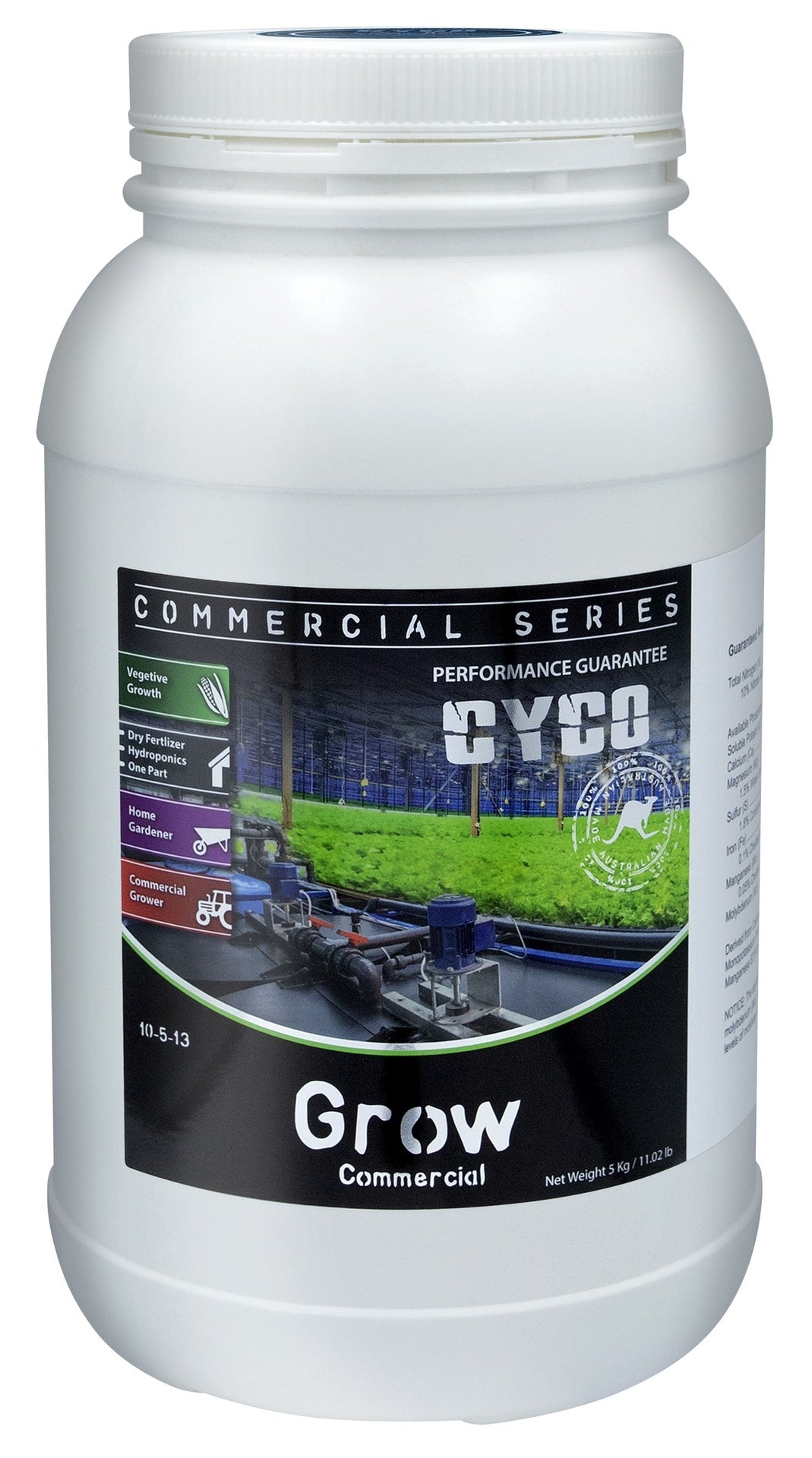 CYCO™ Commercial Series Grow 10-5-13 5kg (11lb)