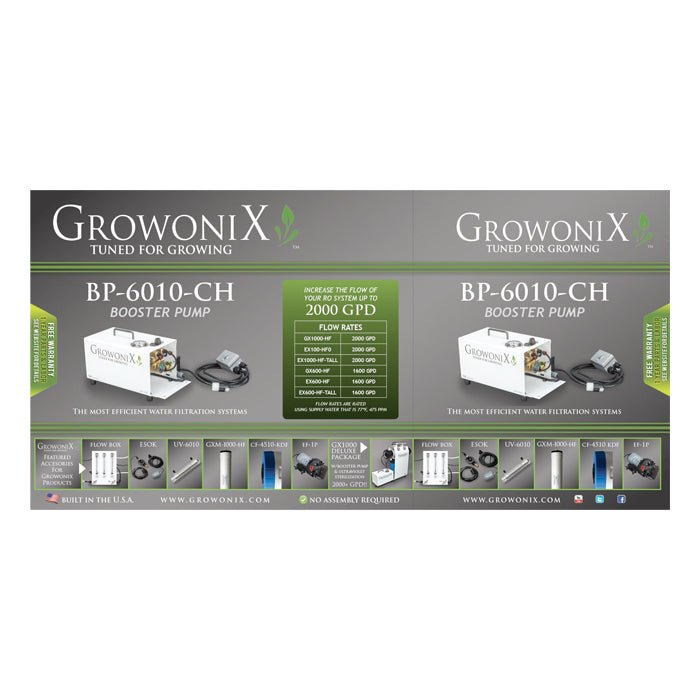GrowoniX Booster Pump w/ Splash Guard (Special Order Only)