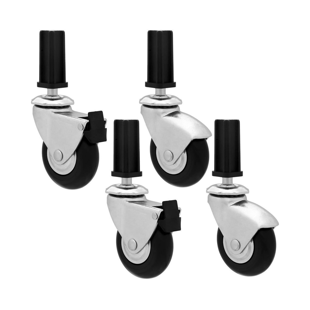 Fast Fit® Heavy Duty Caster Wheels 4pc