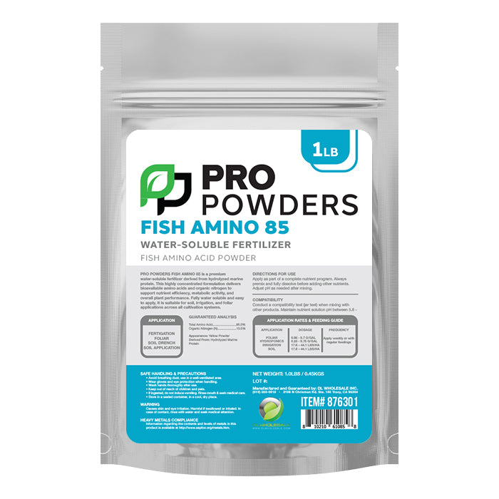 Pro Powders Fish Amino 85 (Fish Amino Acid Powder) 1lb