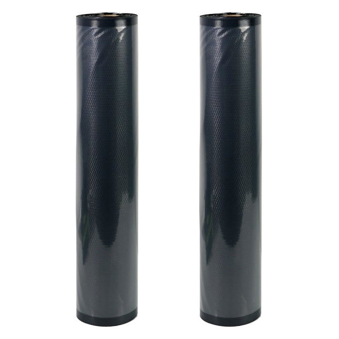 NatureVac Vacuum Seal Bags Black & Clear 15in x 19.5ft (2 Rolls/Box)