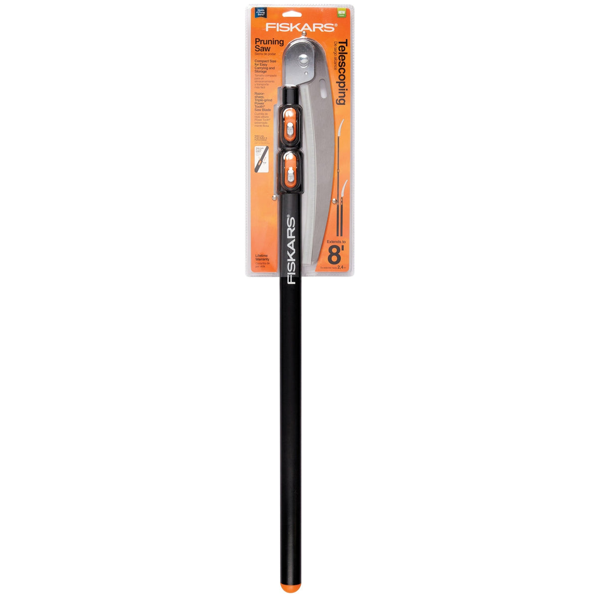 Fiskars® Compact Extendable Tree Saw 3ft - 8ft Extension