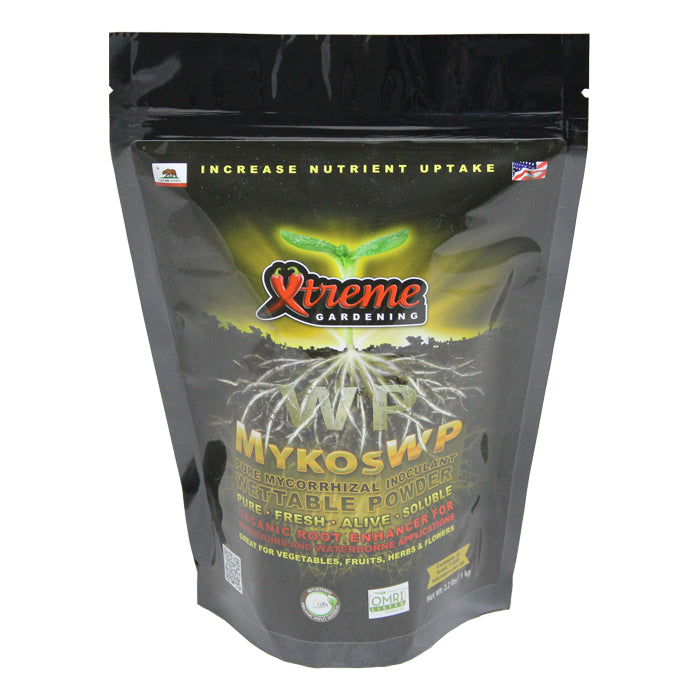 Xtreme Gardening MYKOS WP pure mycorrhizal wettable powder 2.2 lb, 6/cs