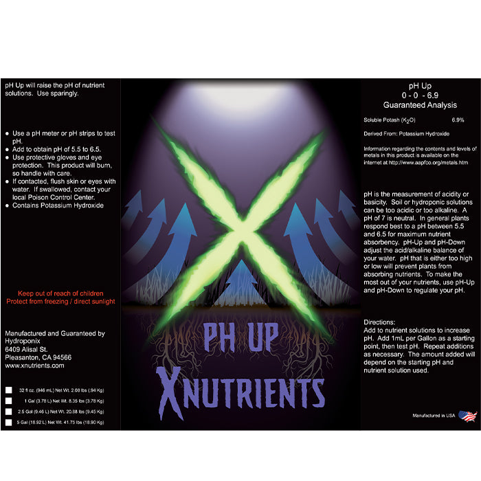 X Nutrients pH Up 1 Quart