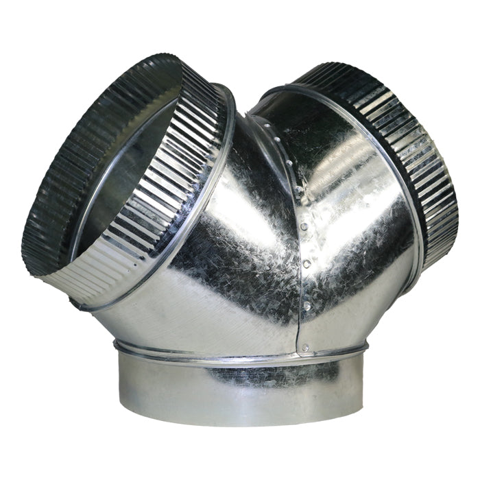 Y Duct Connector 6in x 6in x 6in