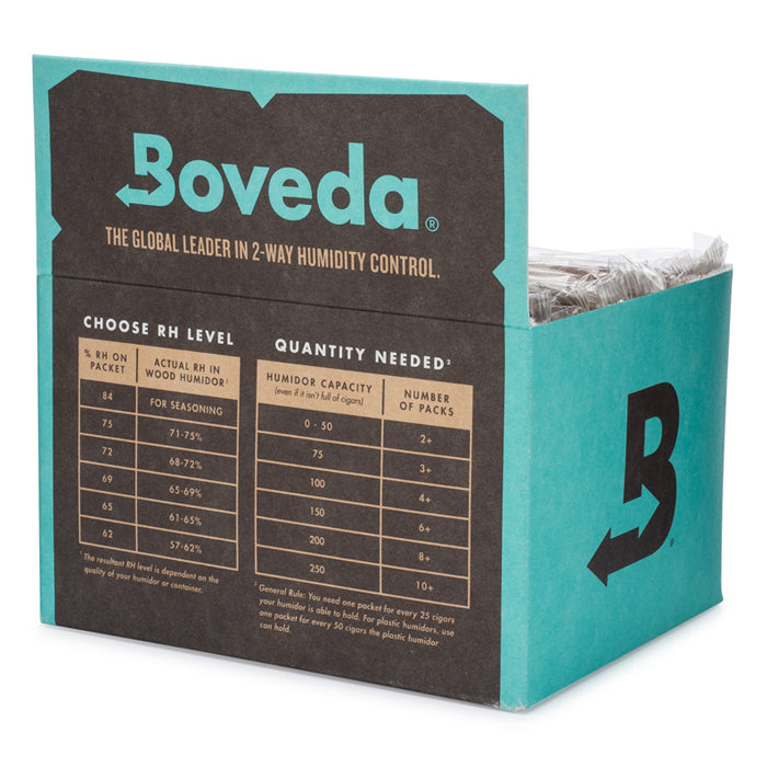 Boveda 2-Way Humidity Control Pack 58% 67g Individually Wrapped (12 Pack)