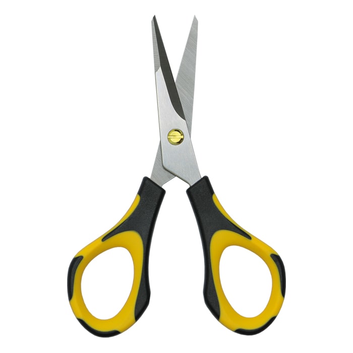 Piranha Pruner Bonsai Scissors - Polish Stainless Steel Blade - Yellow & Black Handle