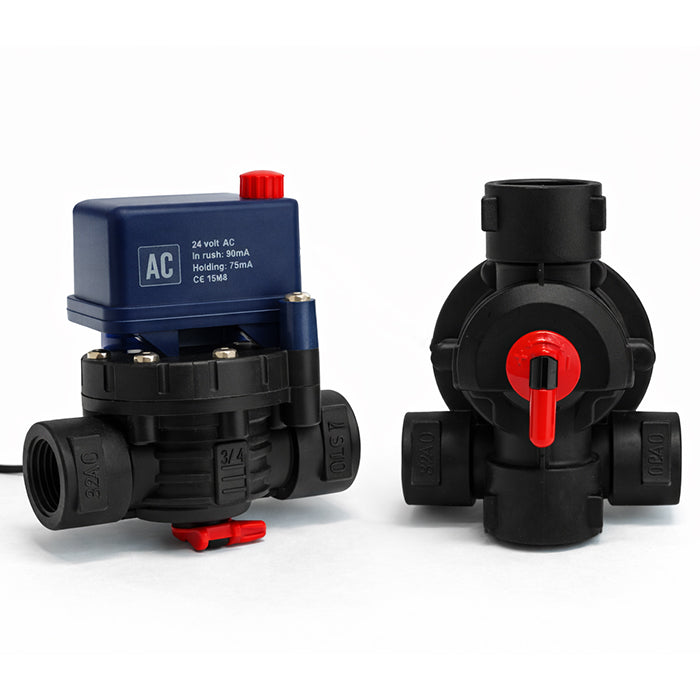 GROW1 3/4" NPT Solenoid Switch Valve
