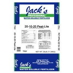 Jack's Professional® 20-10-20 Peat-Lite Fertilizer 25lb