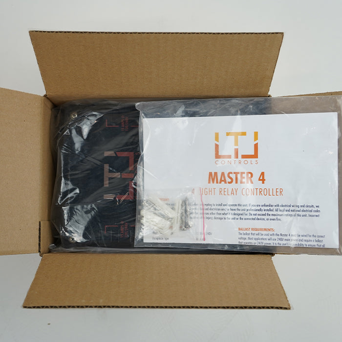 ~REFURBISHED~ LTL MASTER4 Four lighting relay controls, without timer
