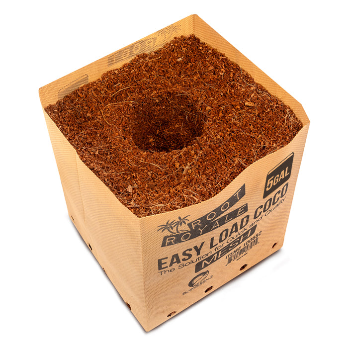 Root Royale Easy Load Coco Mesh Grow Bags 5 Gallon