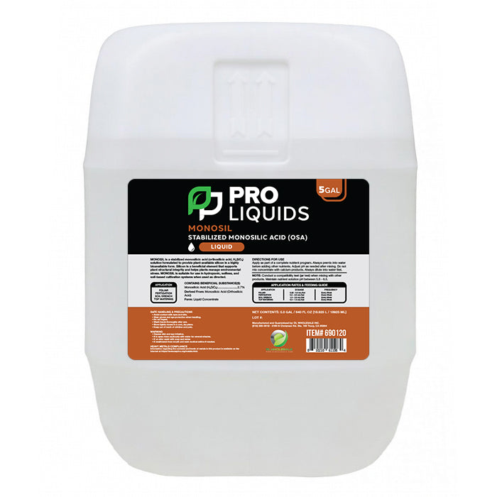 Pro Liquids MonoSil Stabilized Monosilicic Acid (OSA) 5 Gallon