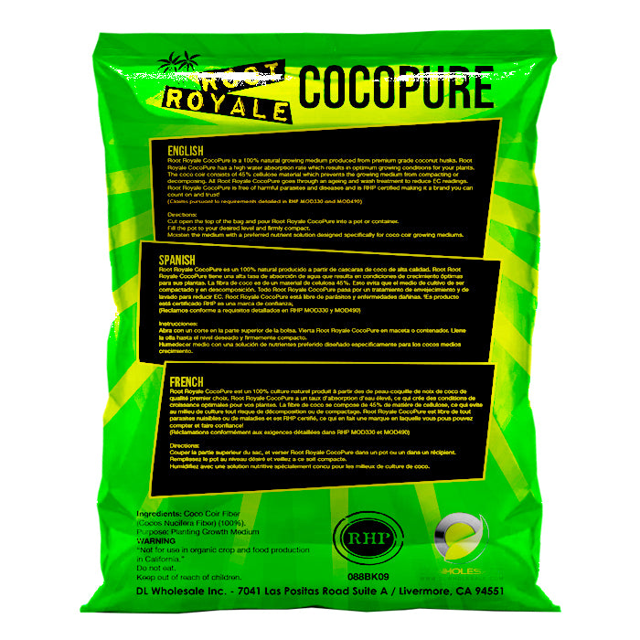 Root Royale CocoPure 13 Gallons (50L) RHP Certified