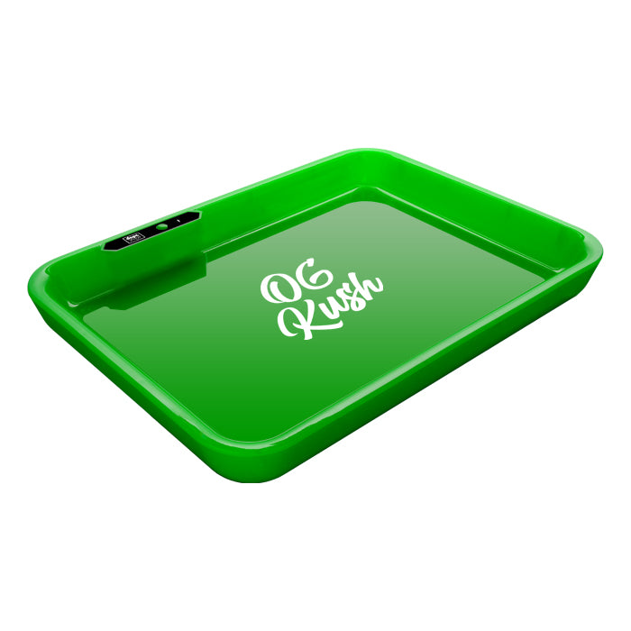 Dope Trays x OG Kush - Green background white logo