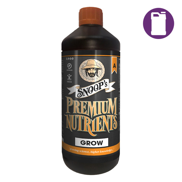 Snoop's Premium Nutrients Grow A Coco 5ltr 3.2-0-0