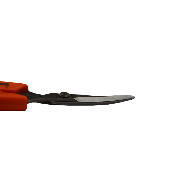Saboten Stainless Steel Curved Blade Trimming Scissors Orange (PT-18)