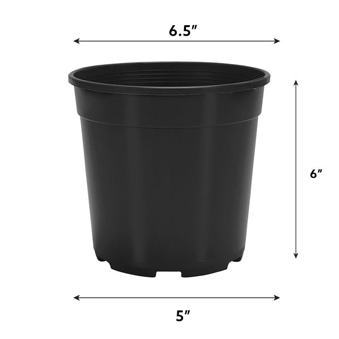 1 Gallon Premium Injection Trade Nursey Pot – 1 Gal – USA